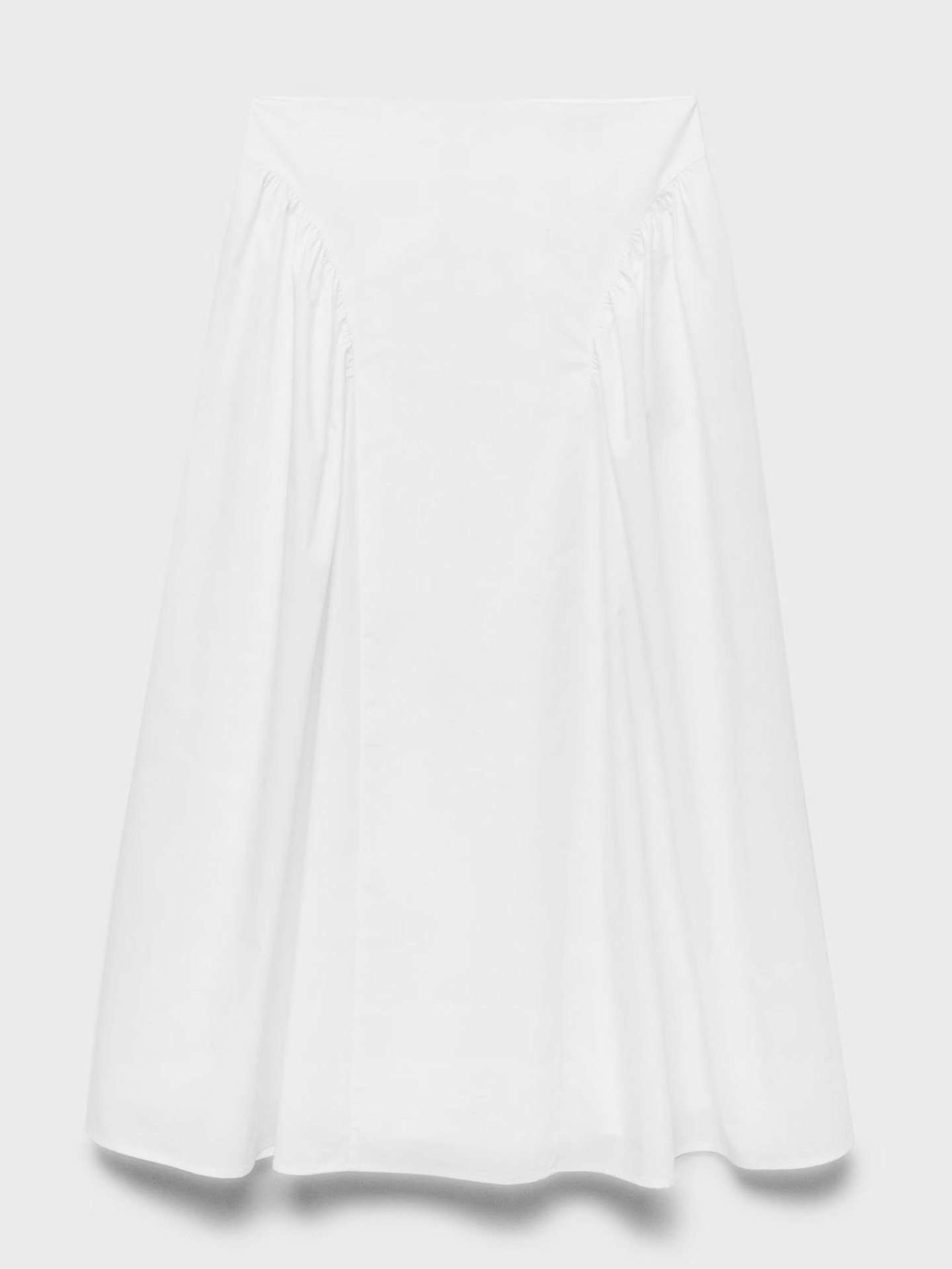 Mango, Midi Cotton Skirt With Pleats