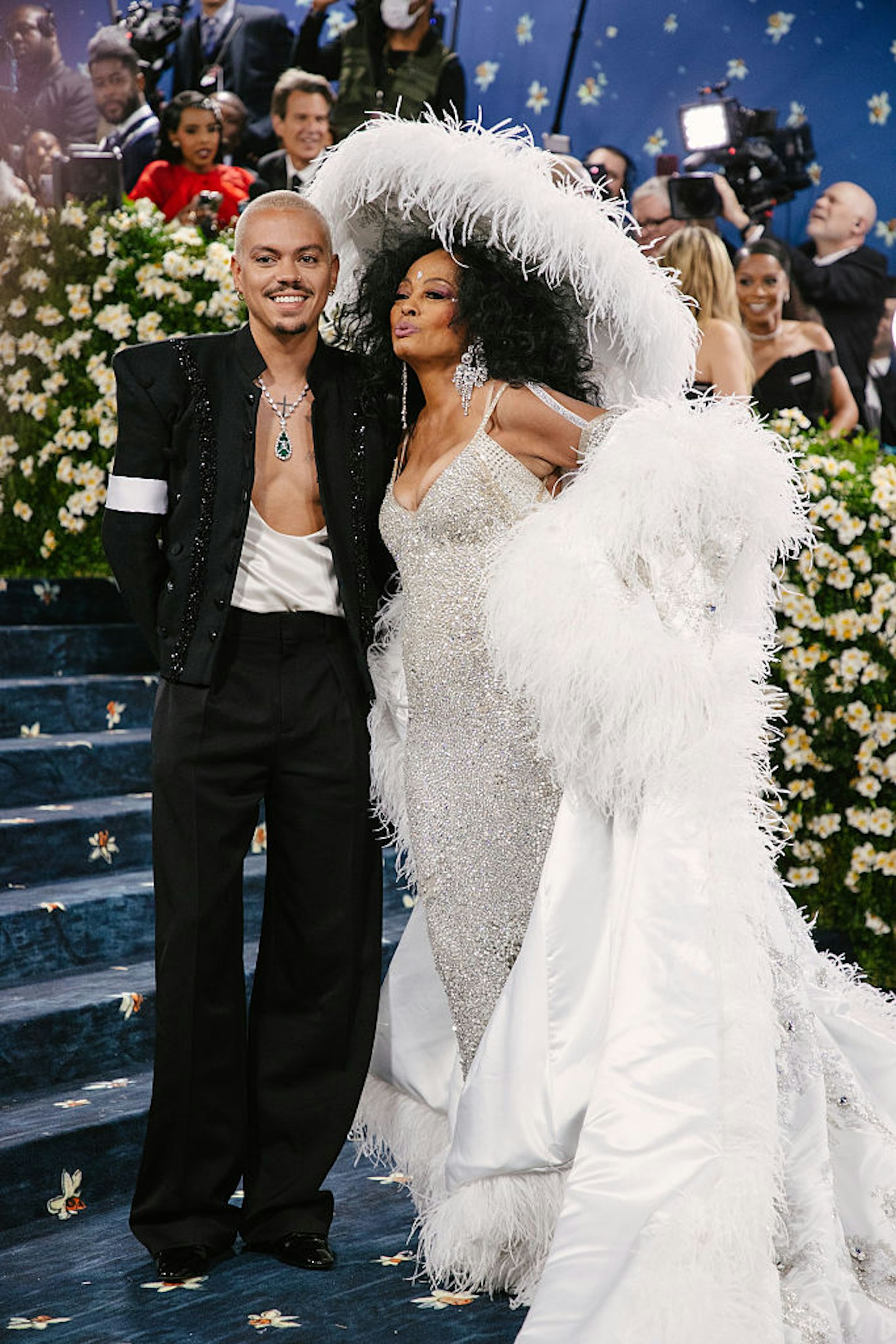 Diana Ross Evan Ross Met Gala 2025