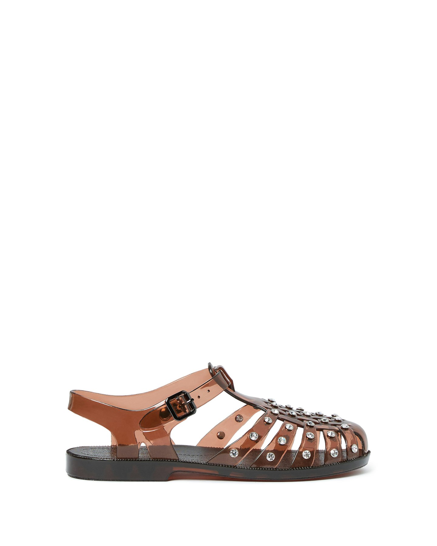 Loeffler Randall Rhys Brown Jelly Sandal