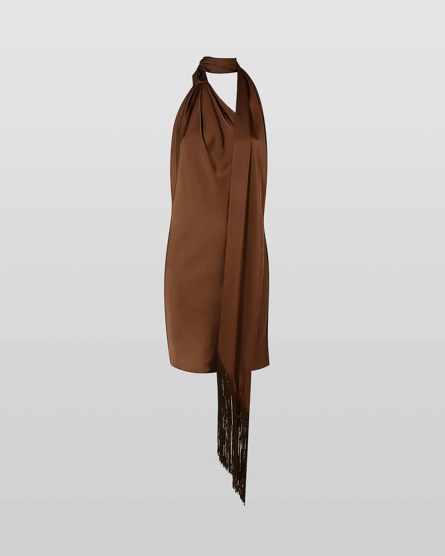 rat and boa brown dress wedding guest