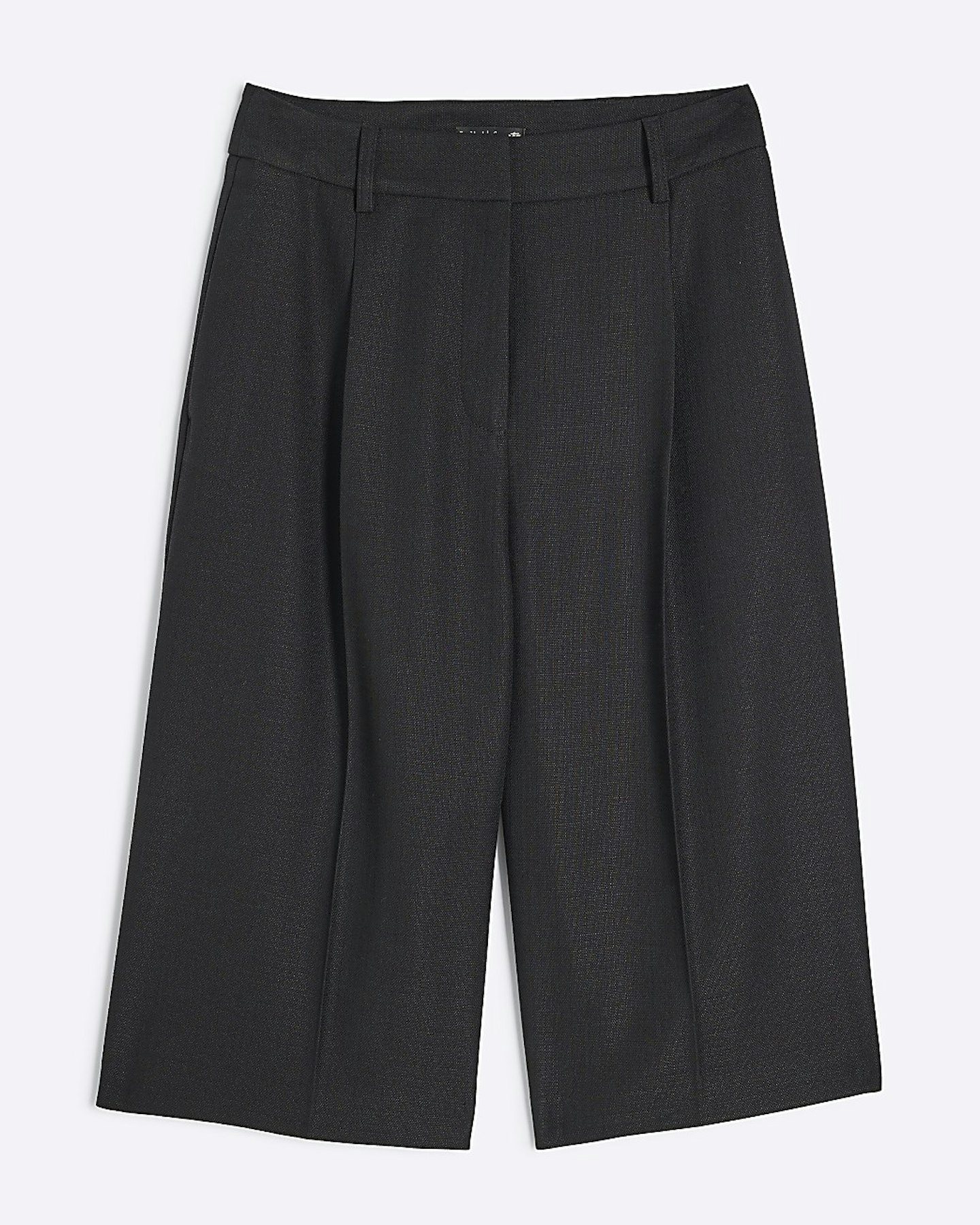 River Island Black Tailored Bermuda Shorts