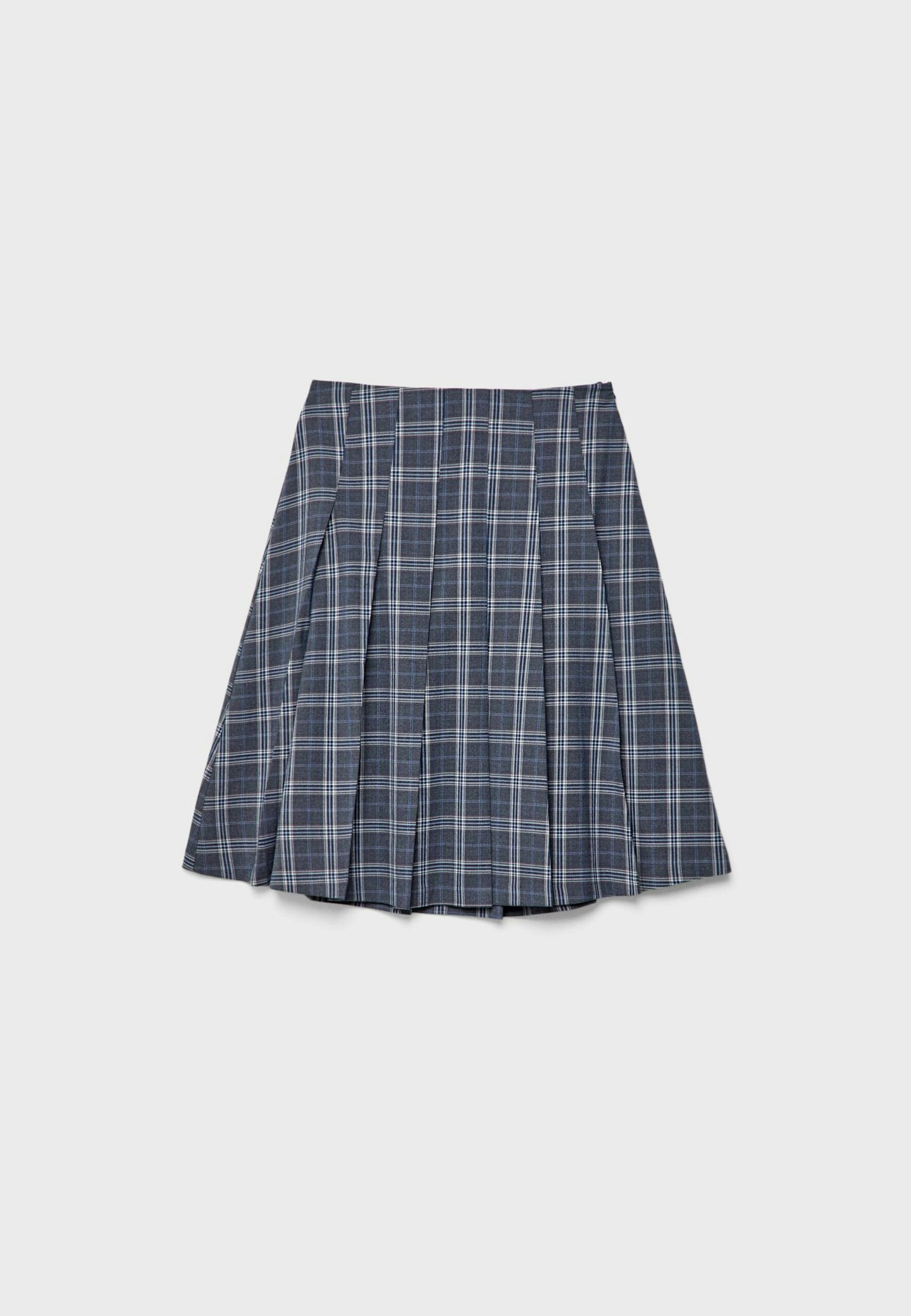 Stradivarius Midi Skirt With Box Pleats