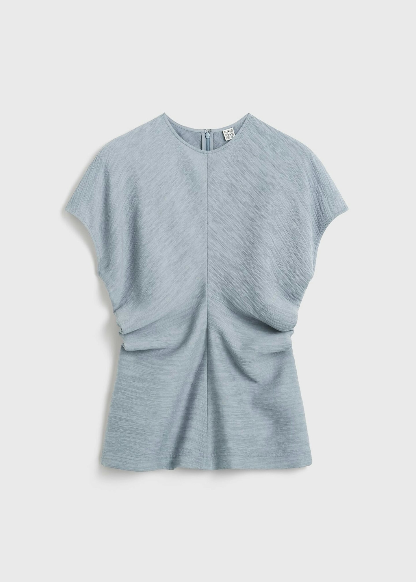 Toteme Draped Textured Woven Top