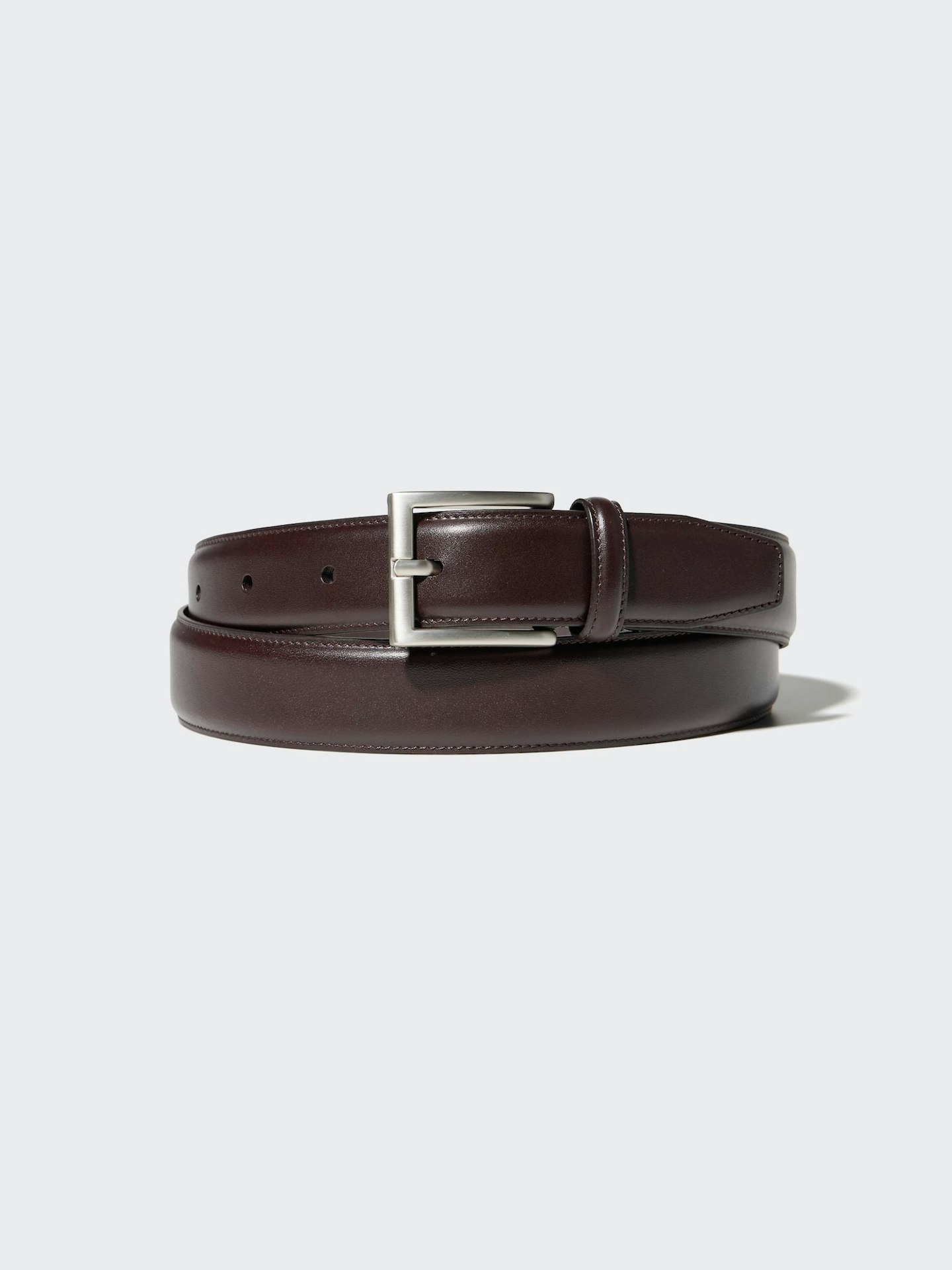 Uniqlo Italian Leather Stitched Belt