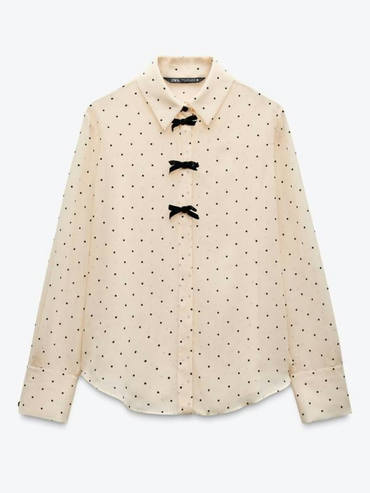 Shirt With Polka Dot Bows