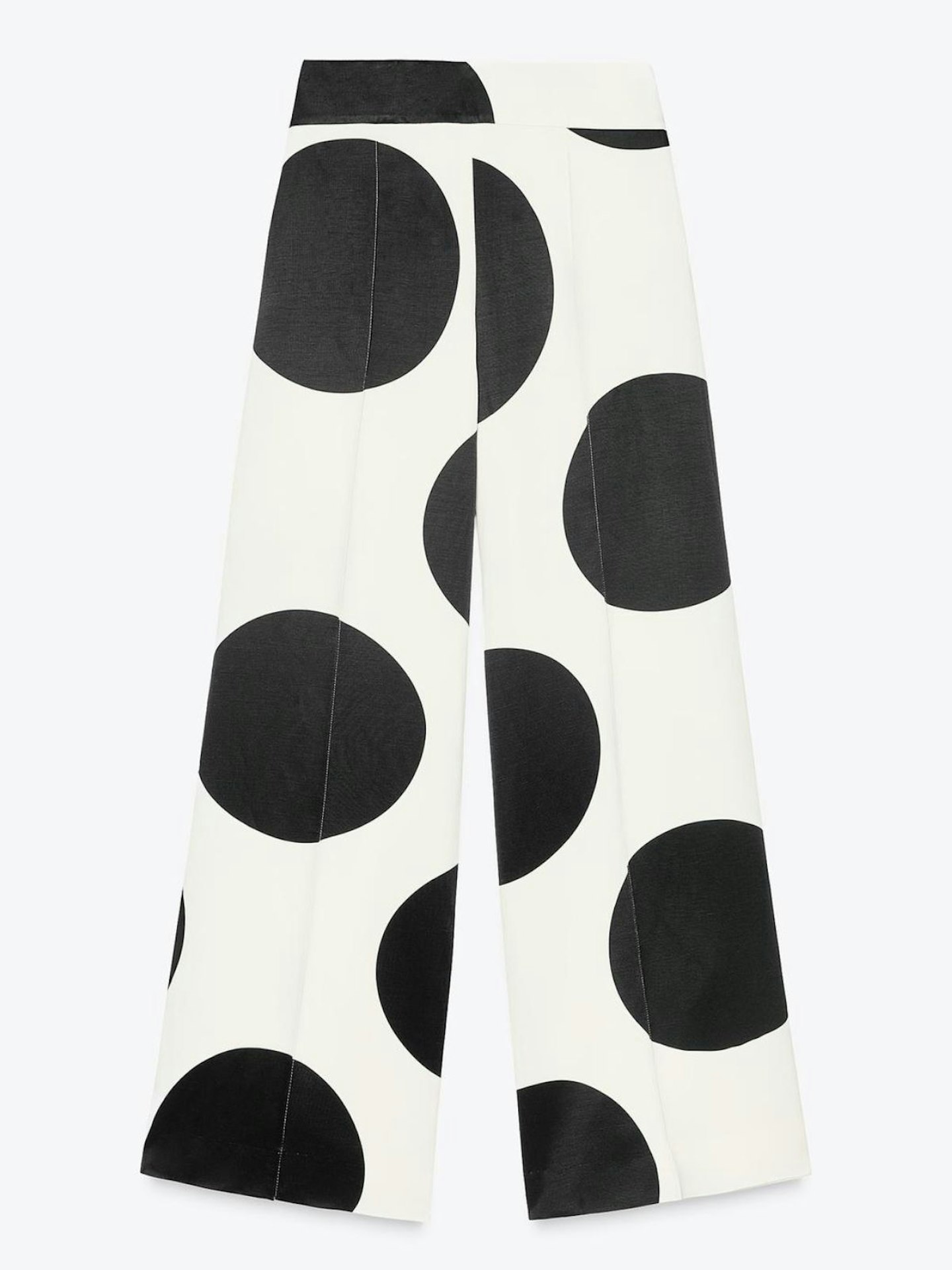 ZW Collection Polka Dot Wide-Leg Trousers