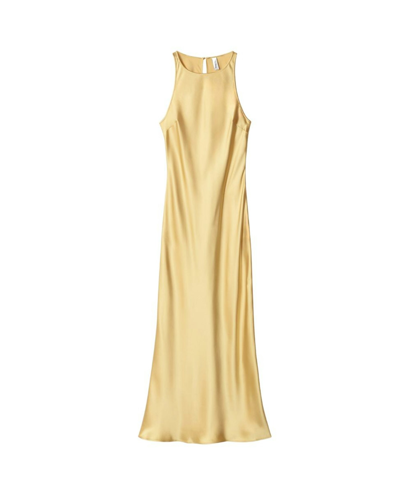 & Other Stories, Sleeveless Satin Midi Dress