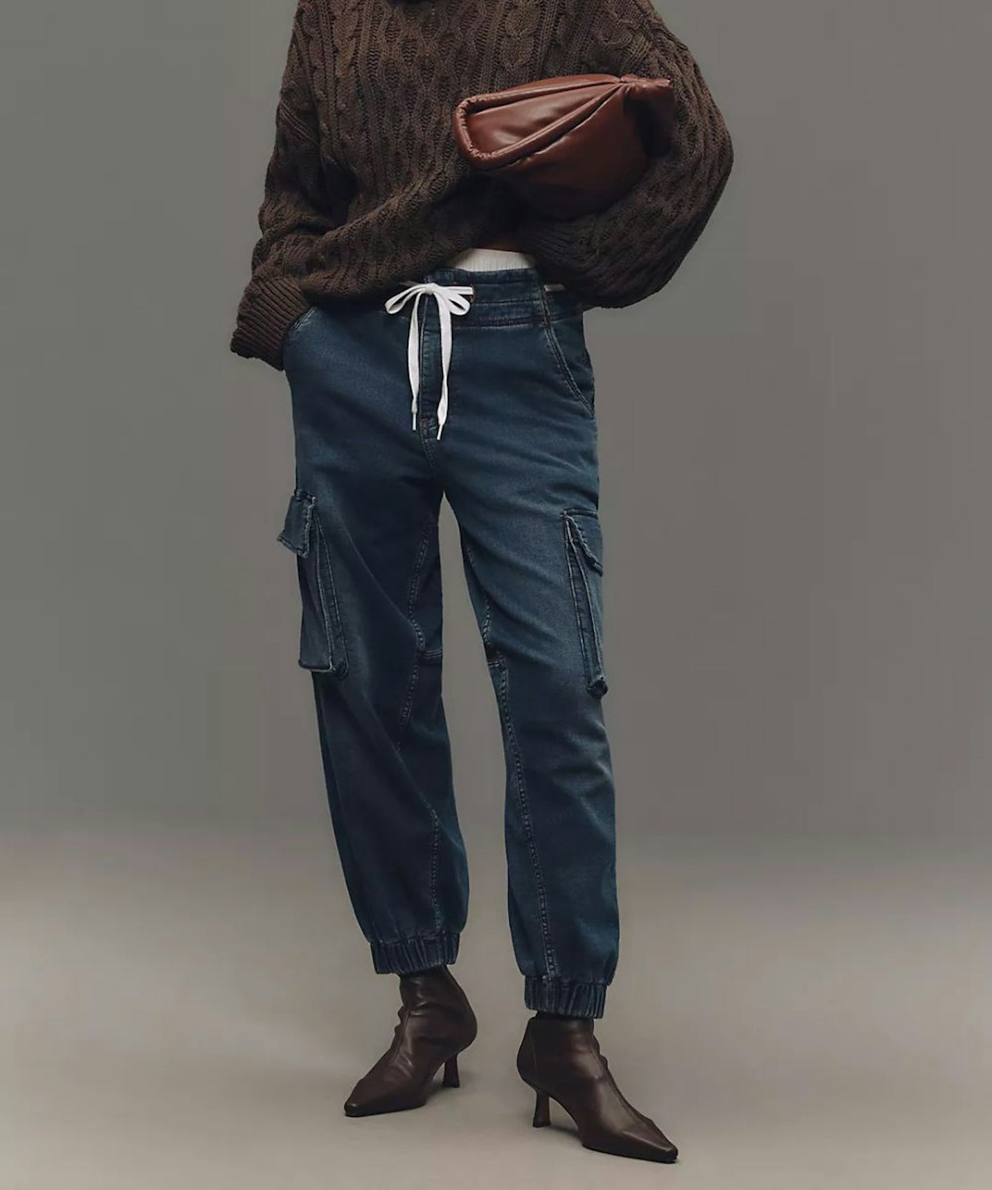 Anthropologie, Pilcro High-Rise Cargo Jogger Jeans