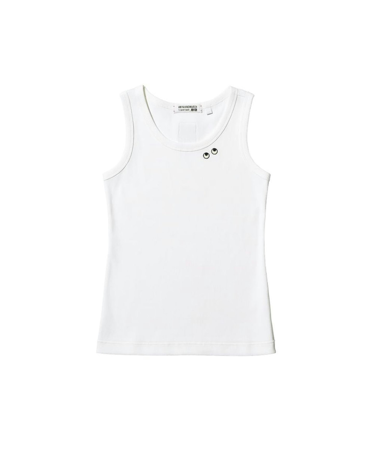 Ribbed Tank Top - White