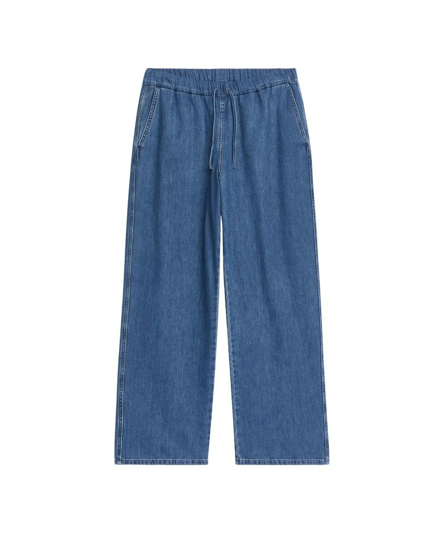 Arket, Drawstring Denim Trousers