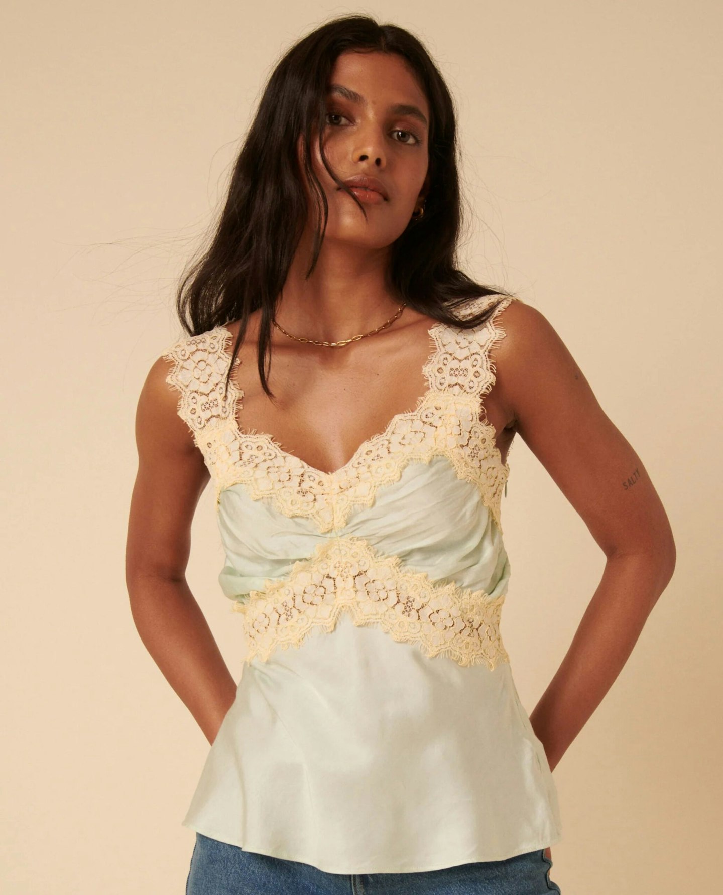 Blue Camille Cami Top 