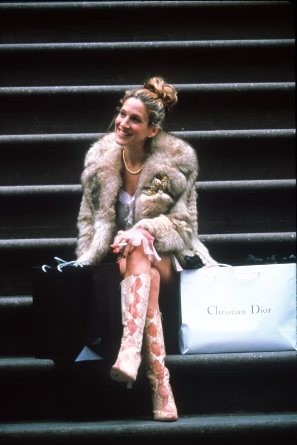 SJP as Carrie in Jimmy Choo boots