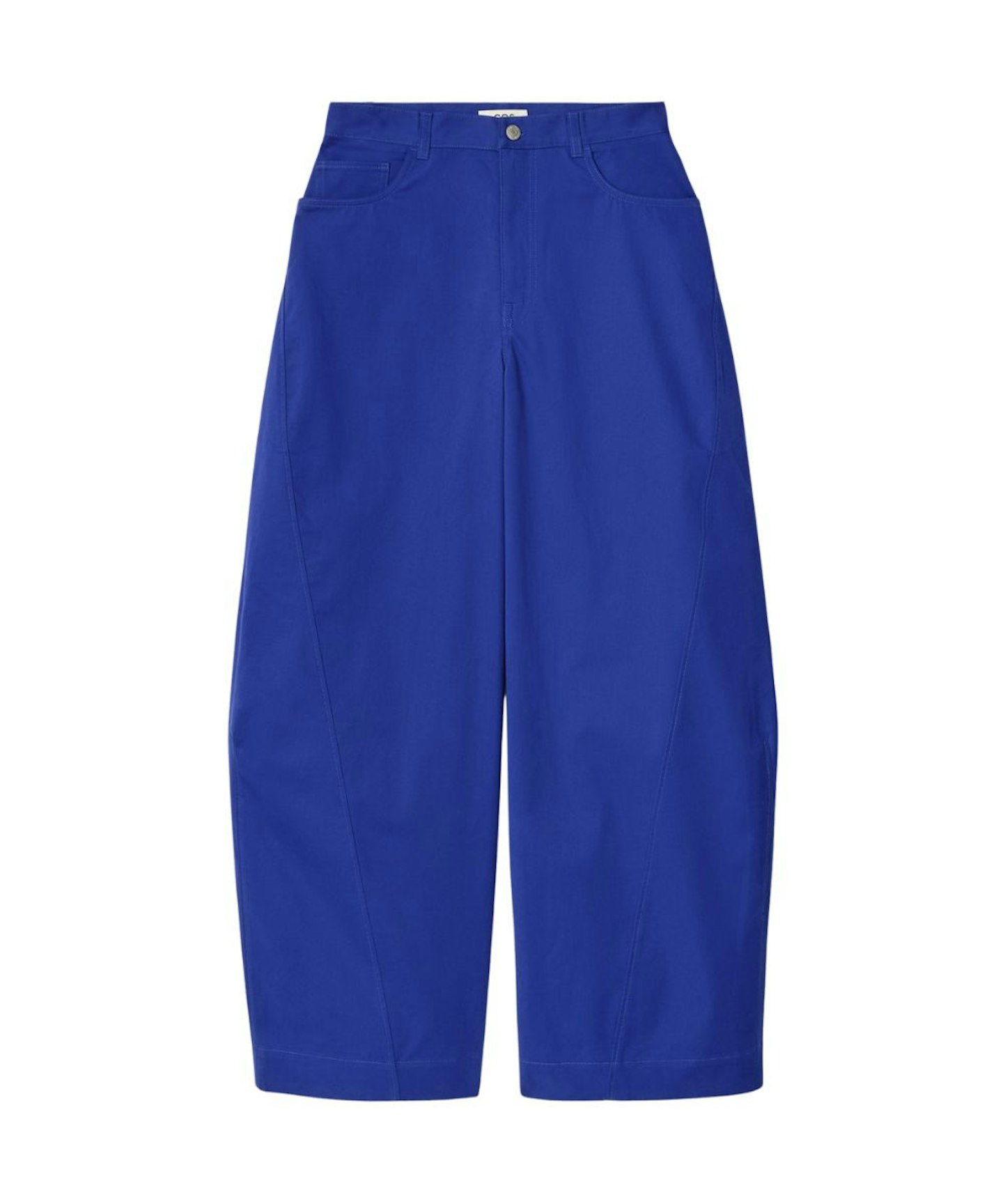 Cos Deconstructed Cotton Barrel-Leg Trousers
