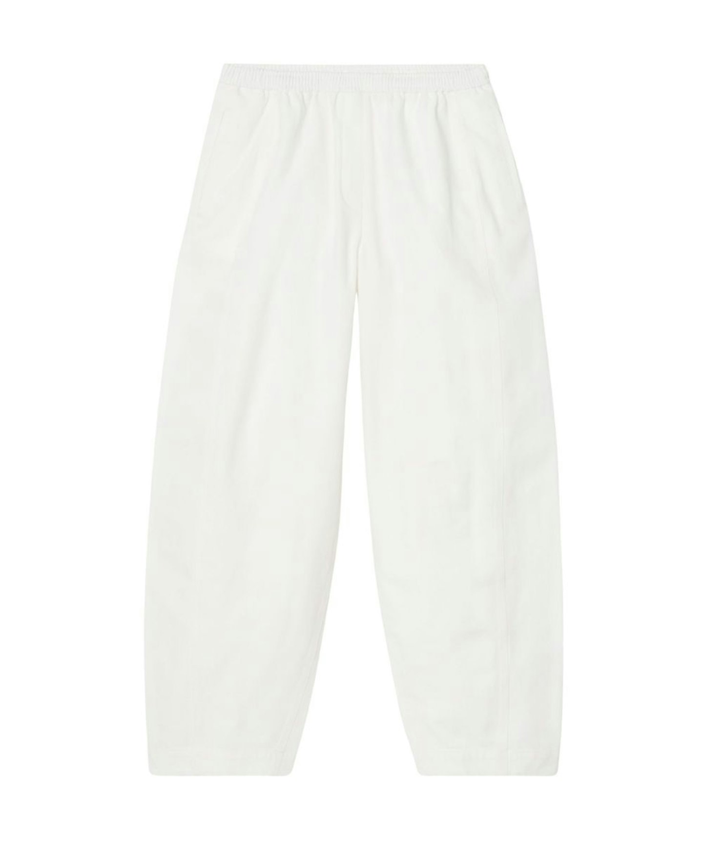 Cos Barrel-Leg Cotton Trousers