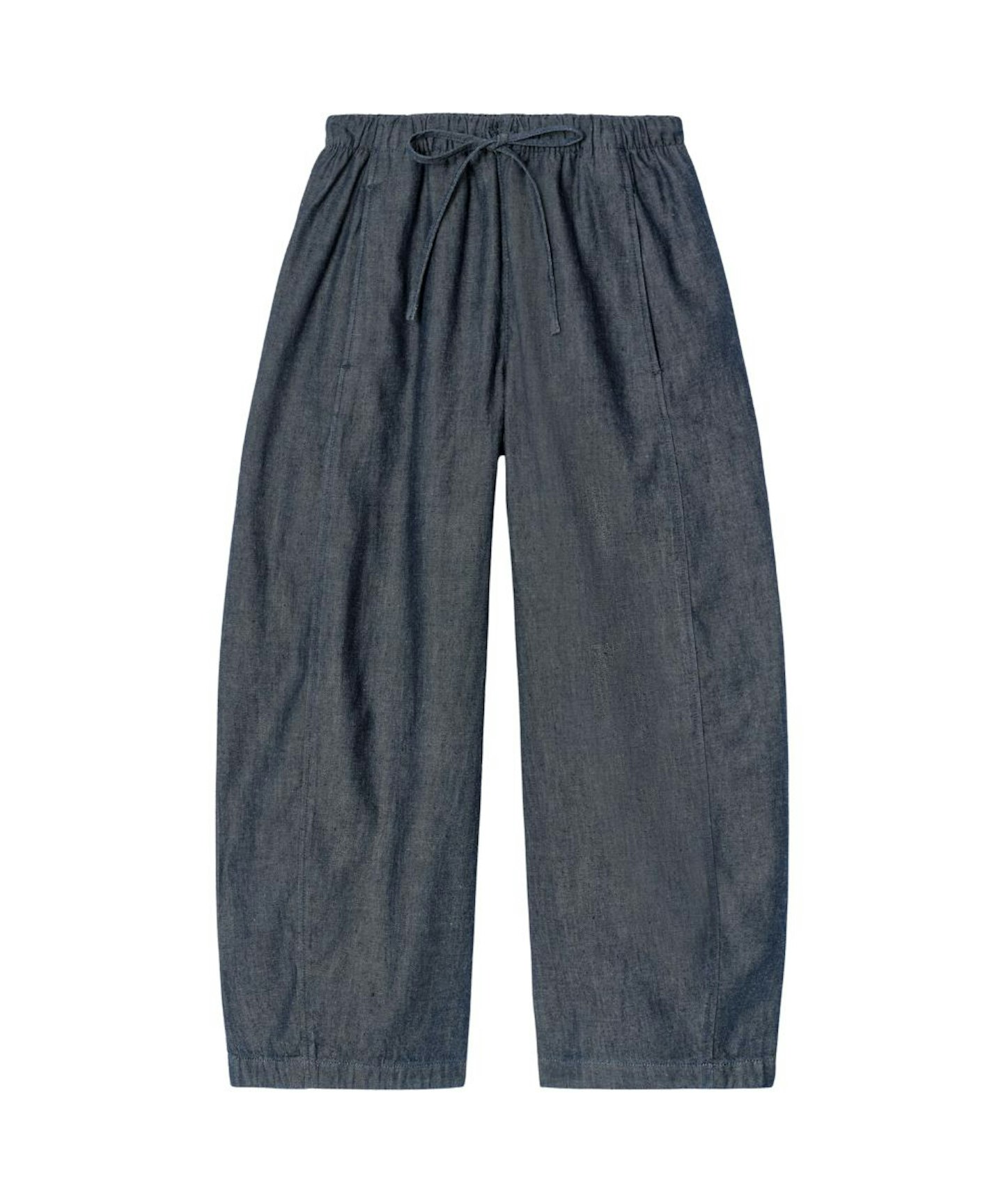 COS, Barrel-Leg Drawstring Denim Trousers