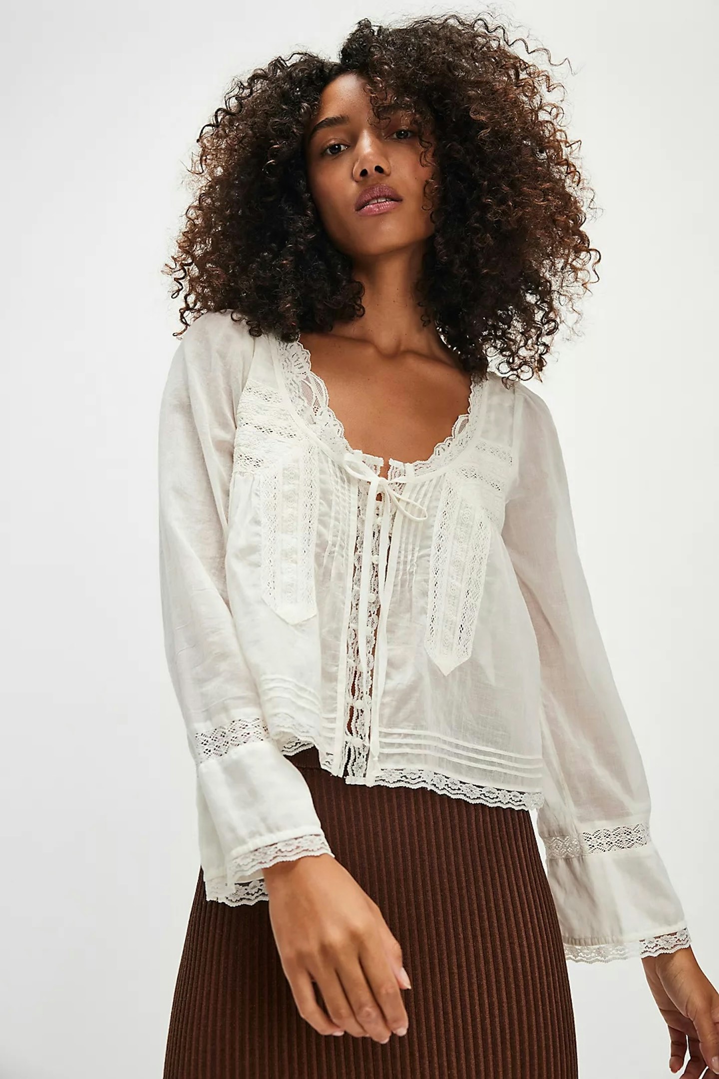 Free People, Forevermore Long-Sleeve Top