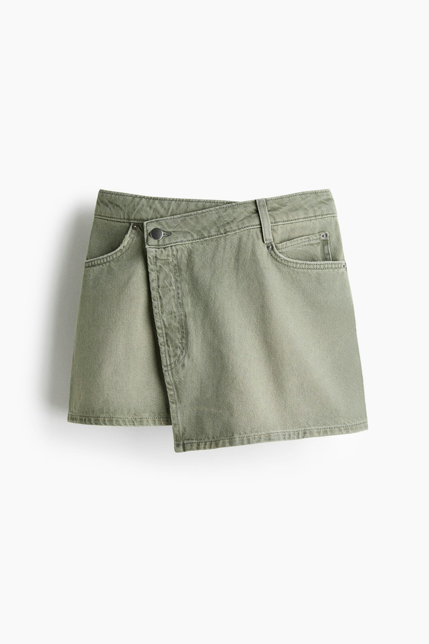 H&M, Denim Wrap Skirt