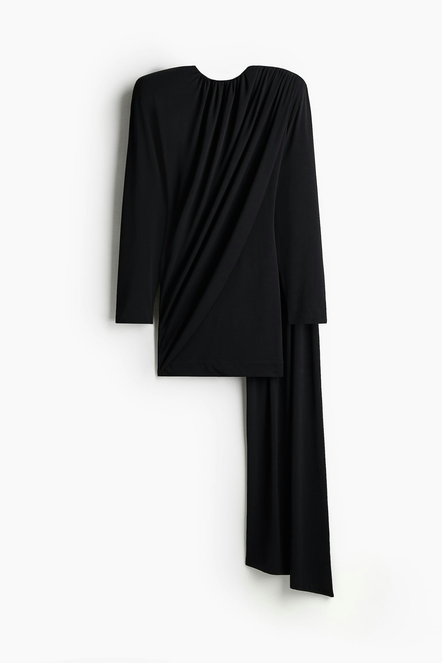 H&M Shawl-Detail Draped Dress