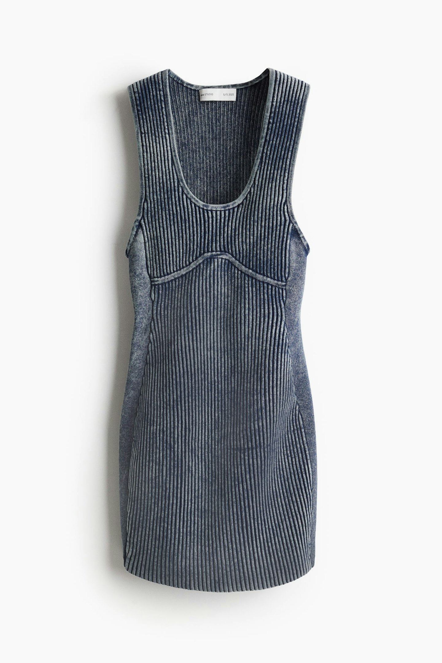 H&M Washed Rib-Knit Dress
