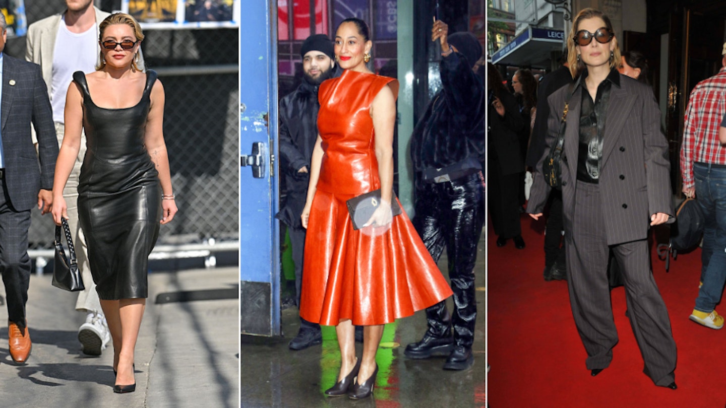 Leather Outfit Ideas: Celebs Are Wearing Leather For Summer Leather Outfit Ideas: Celebs Are Wearing Leather For Summer
