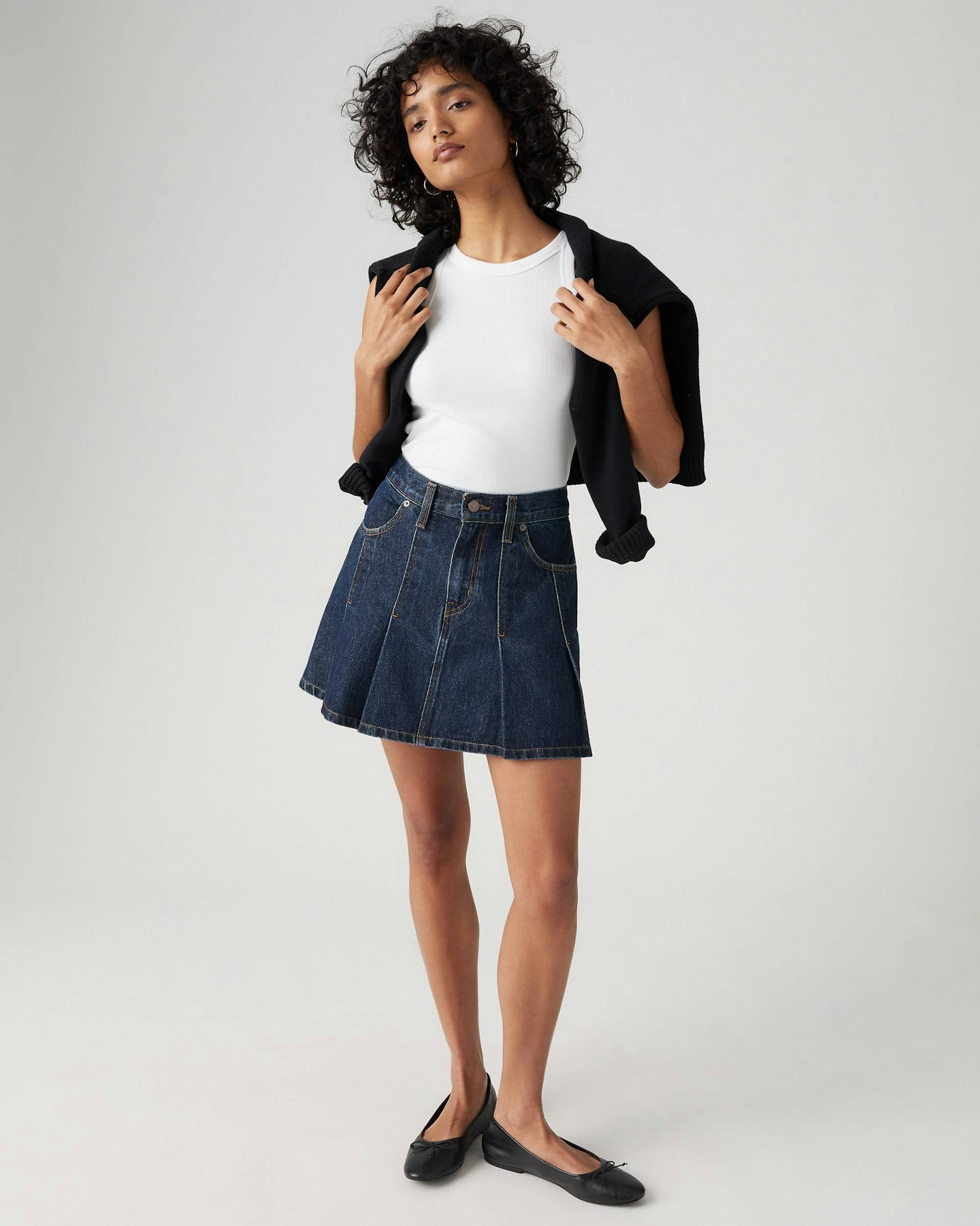 levi's denim skirt