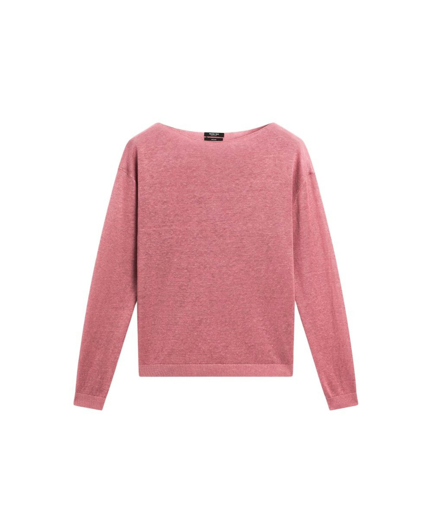 Massimo Dutti, Linen Boat Neck Jumper
