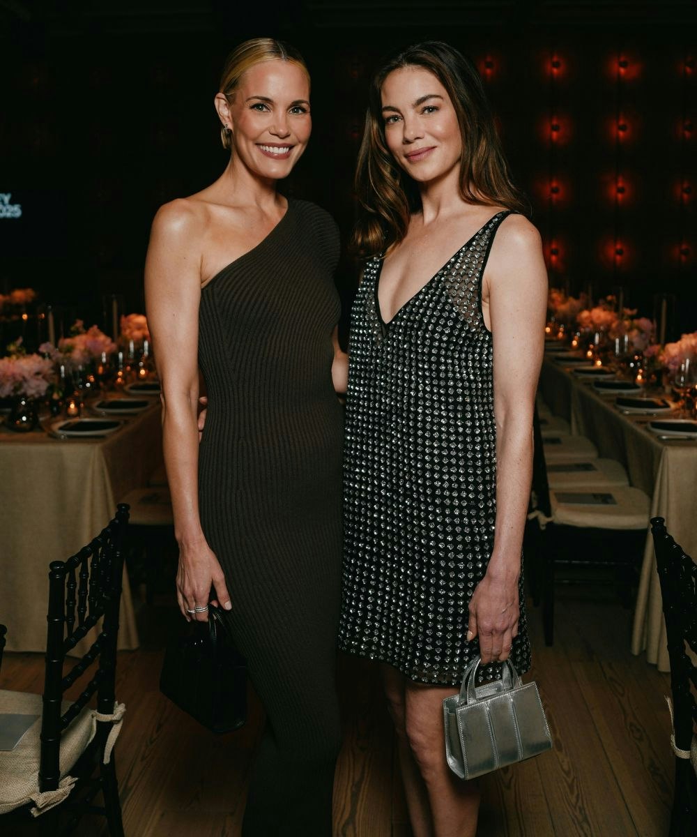 Michelle Monaghan and Leslie Bibb wearing the Max Mara Whitney bag, while attending the Whitney Gala in New York on May 20th 2025