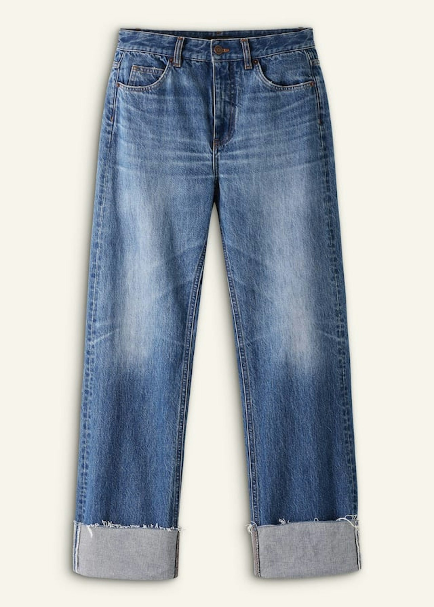 Me+Em Authentic Relaxed Deep Turn-Up Jean