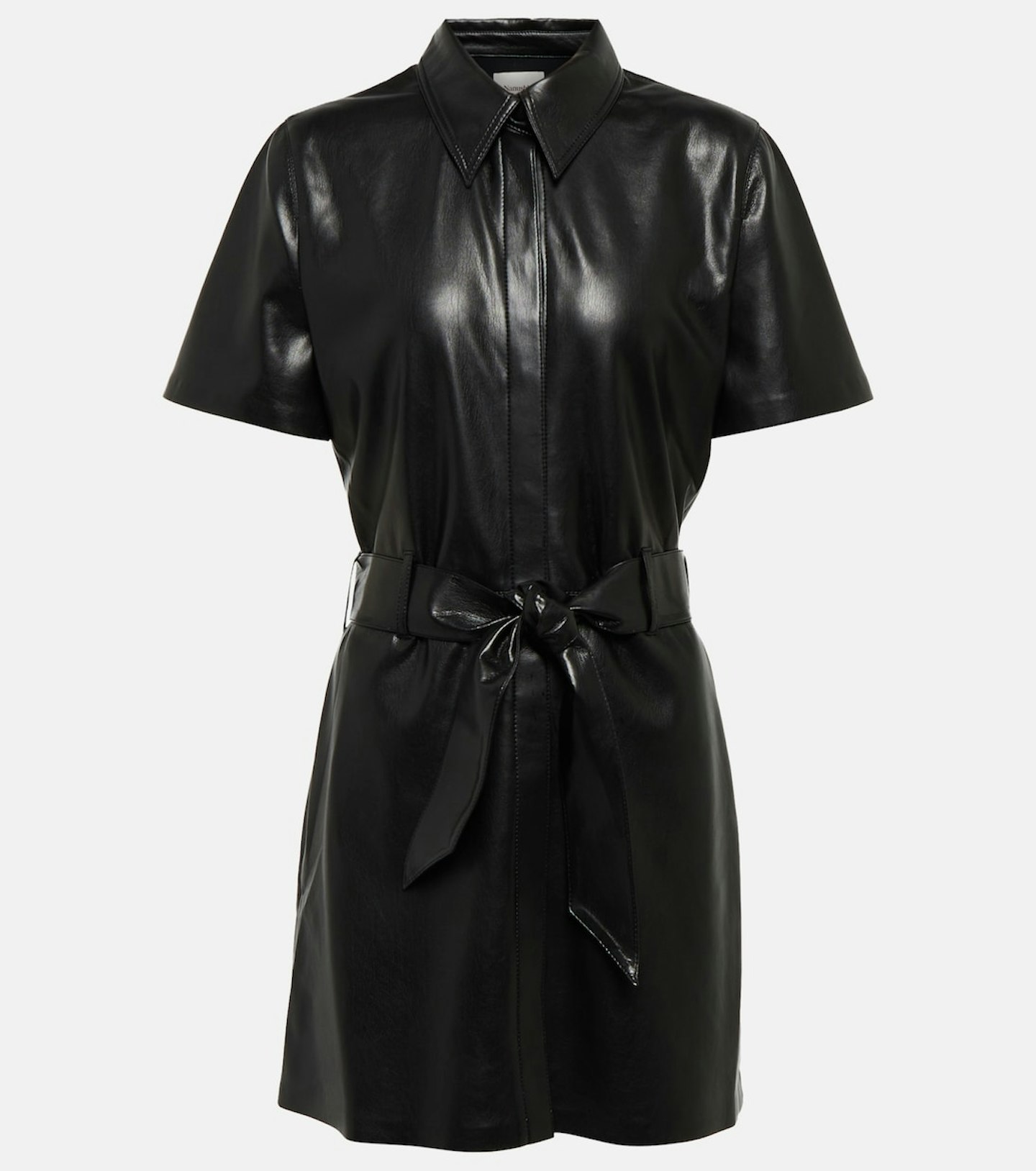 Nanushka Halli Faux-Leather Minidress