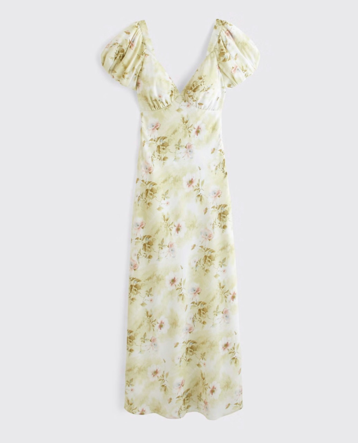 Abercrombie & Fitch, Puff Sleeve Midi Dress