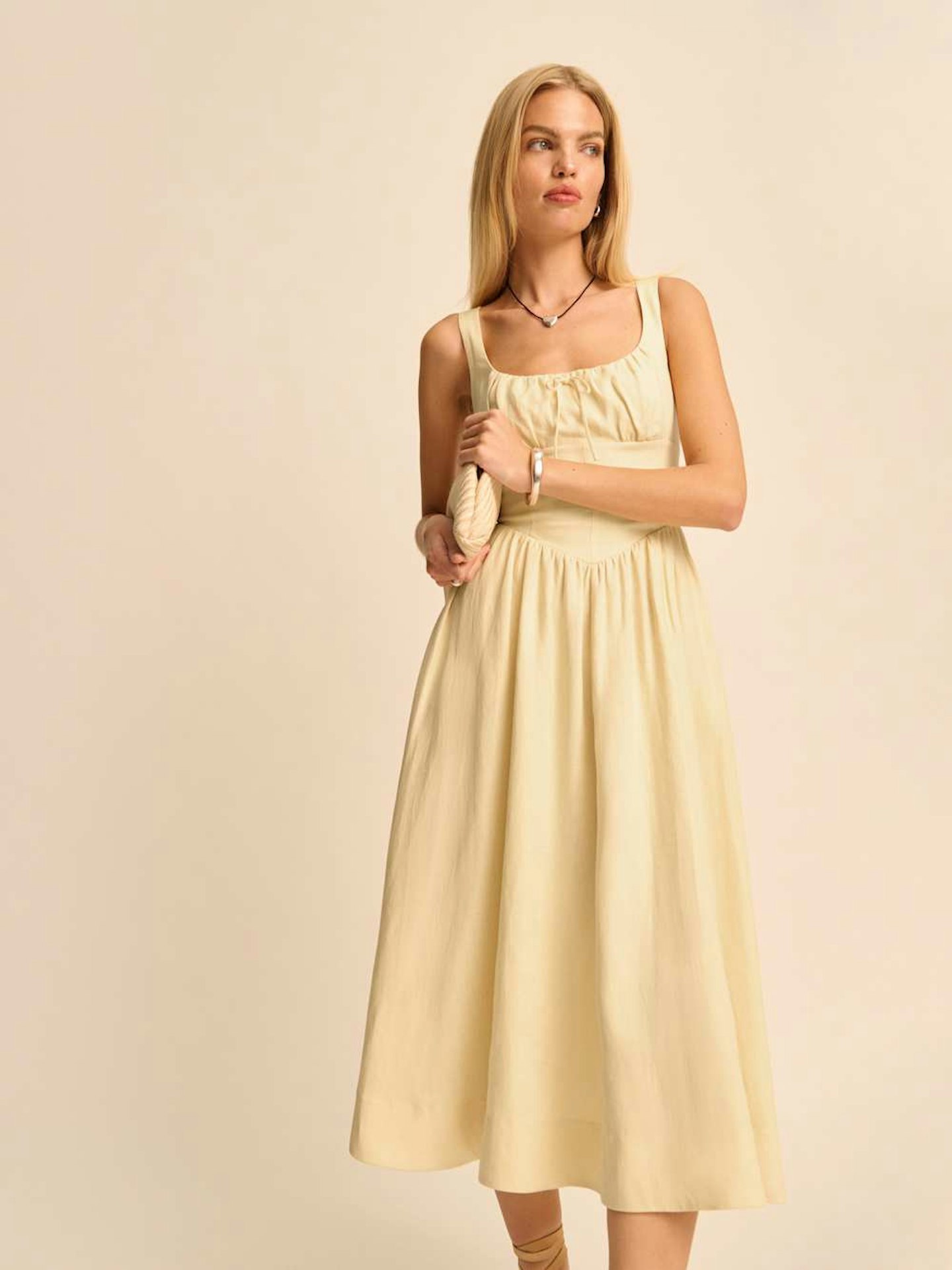 Reformation, Balia Linen Dress