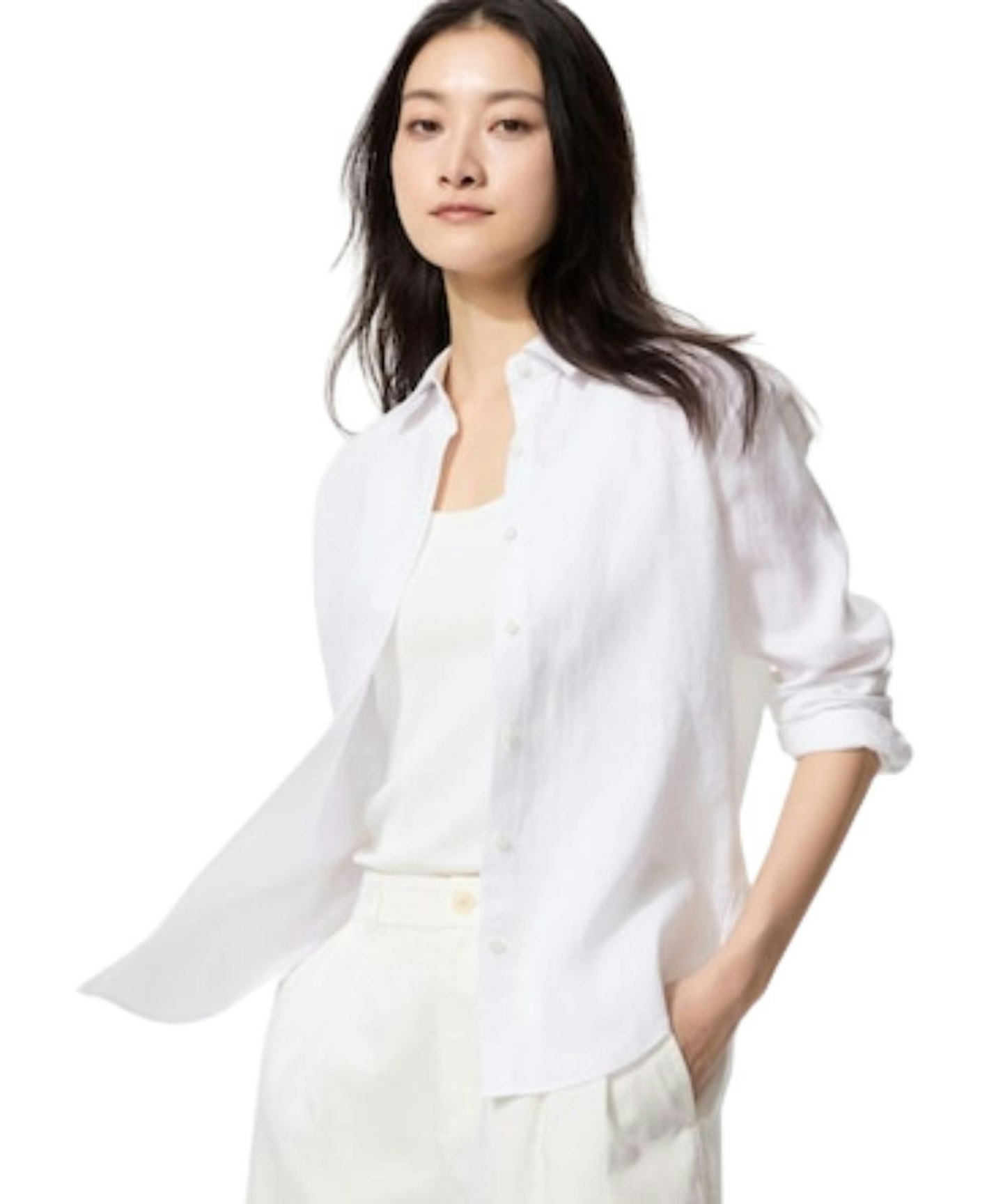 Uniqlo, 100% Premium Linen Shirt
