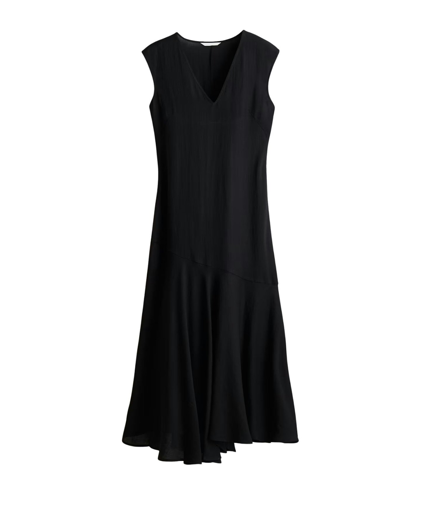 V-Neck Satin Dress