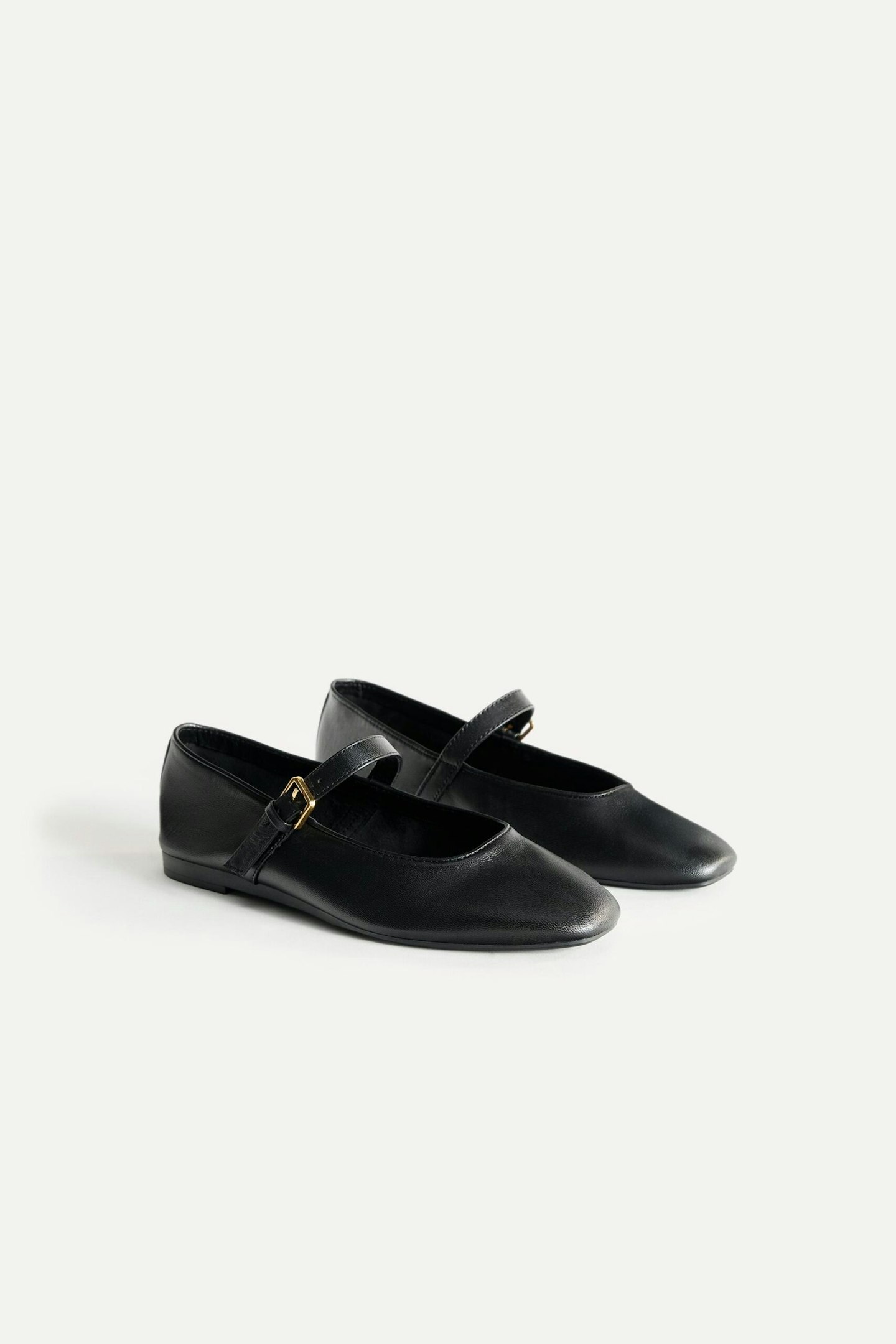 Zara, Leather Ballet Flats