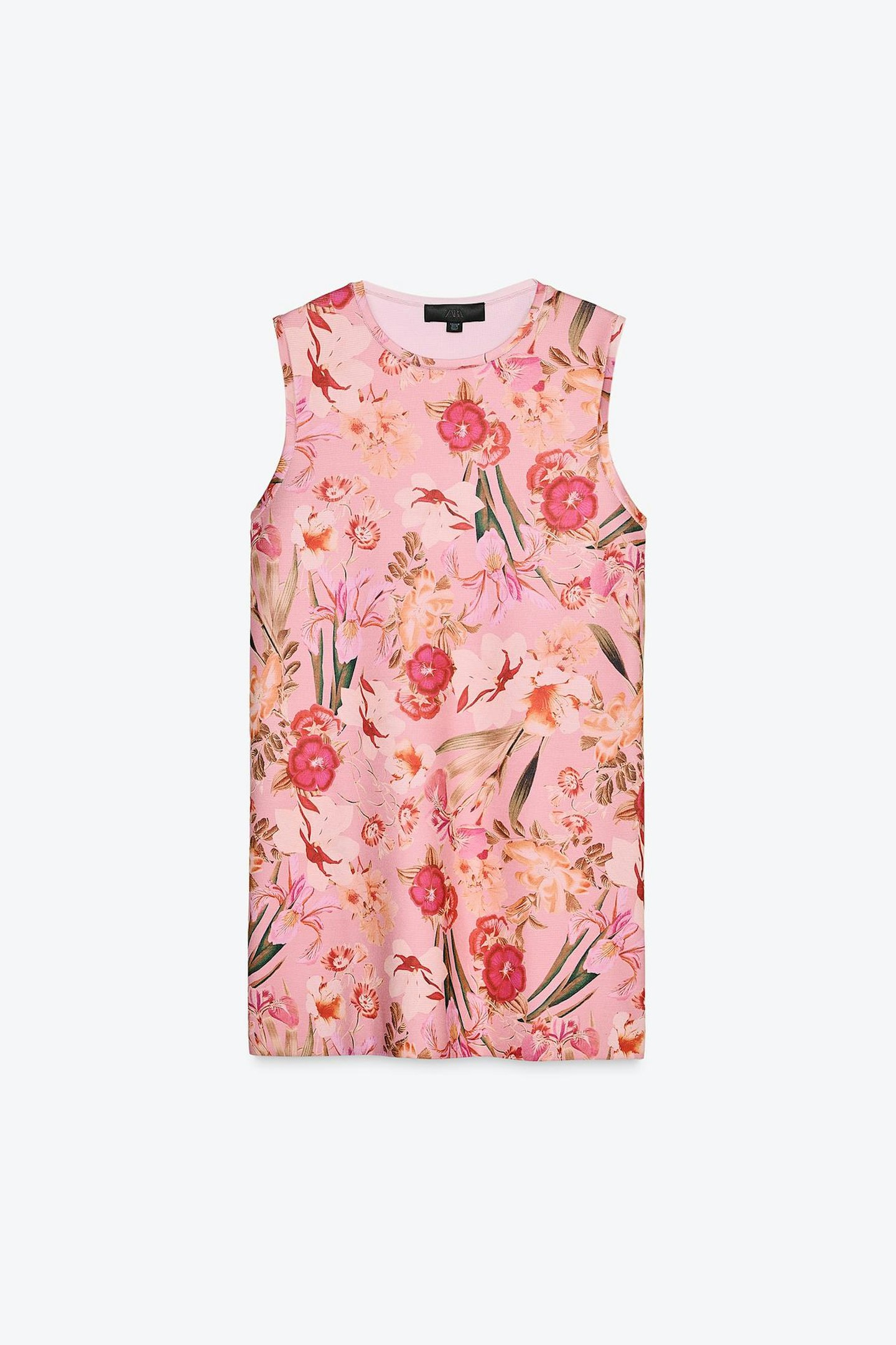 Zara, Floral Print Knit Dress