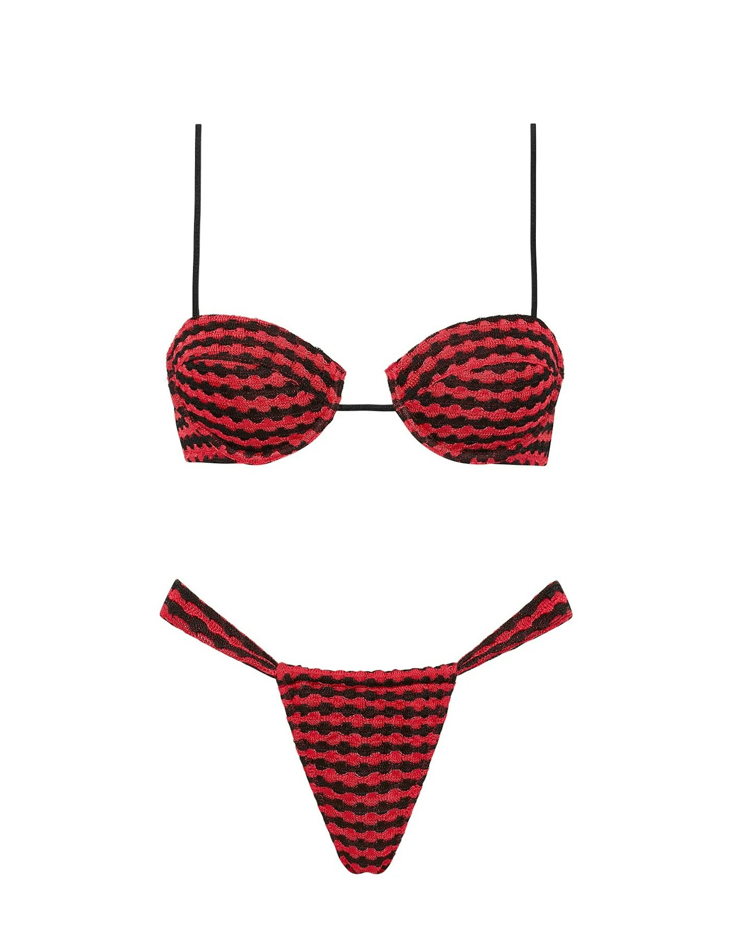 maya jama triangl bikini