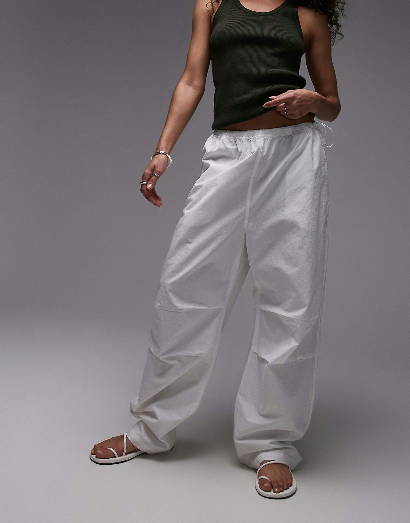 ARKET Sheer Poplin Pull-on Trousers