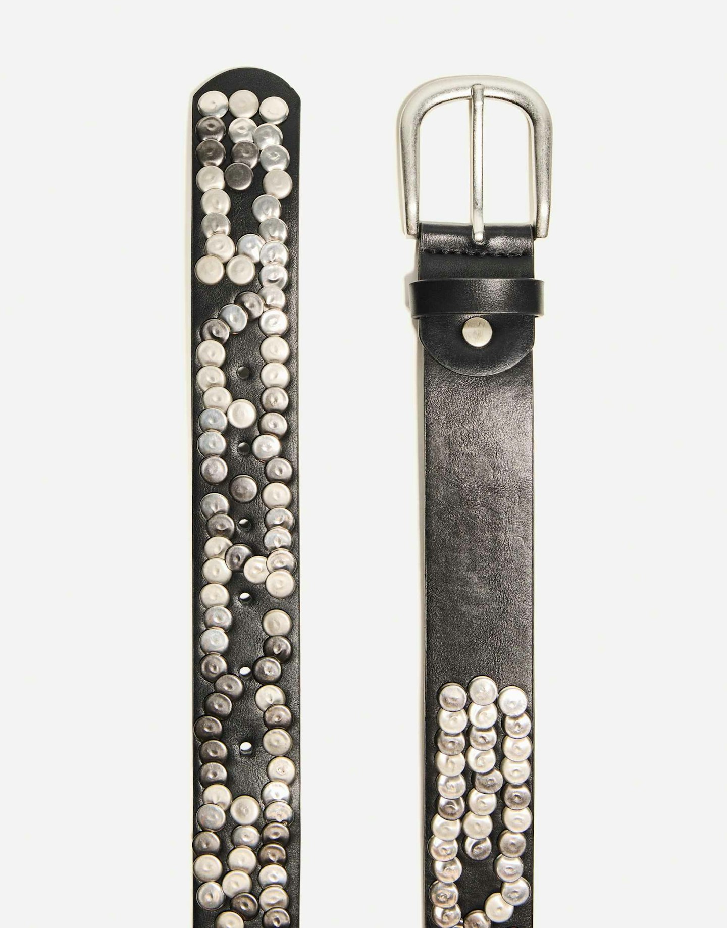 Bershka Wide Studded Belt