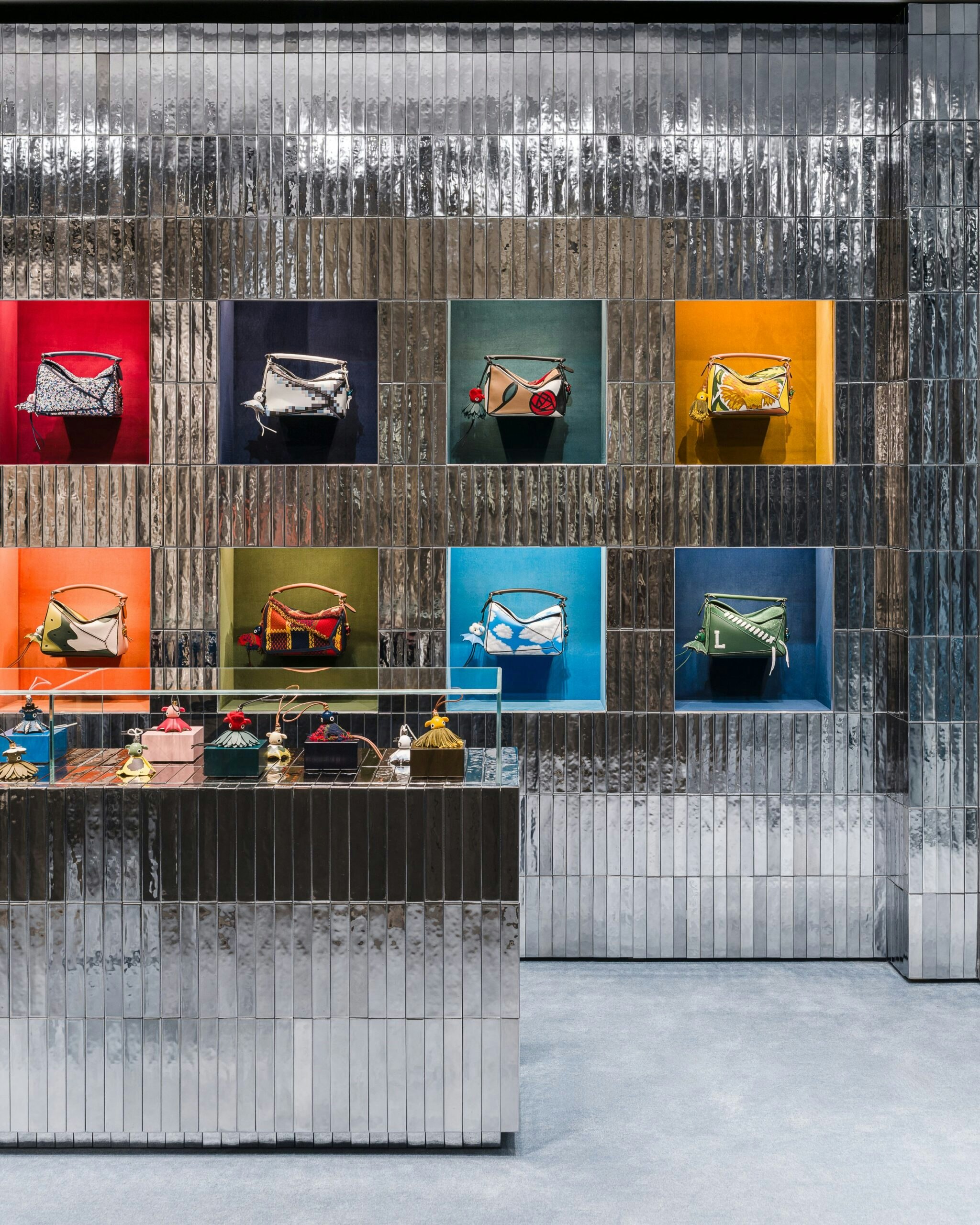 The Loewe pop-up in Harrods