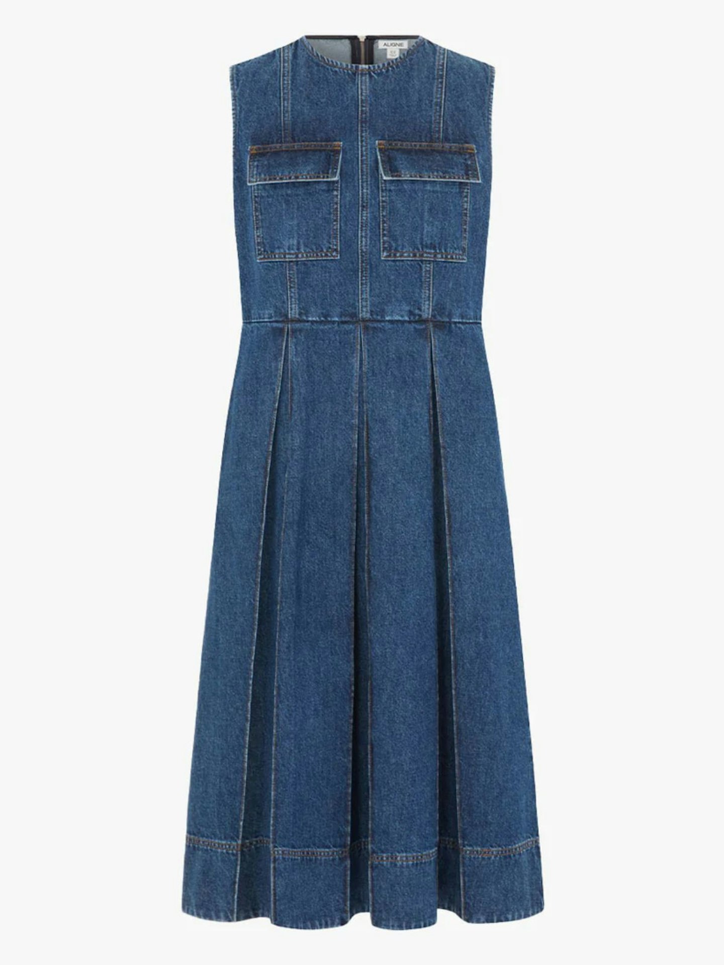 ED Cherish Midi Denim Dress