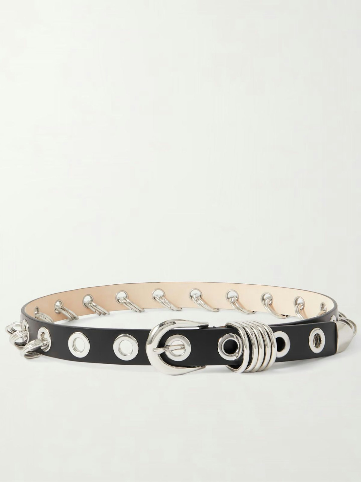 Revenge Embellished Leather Belt