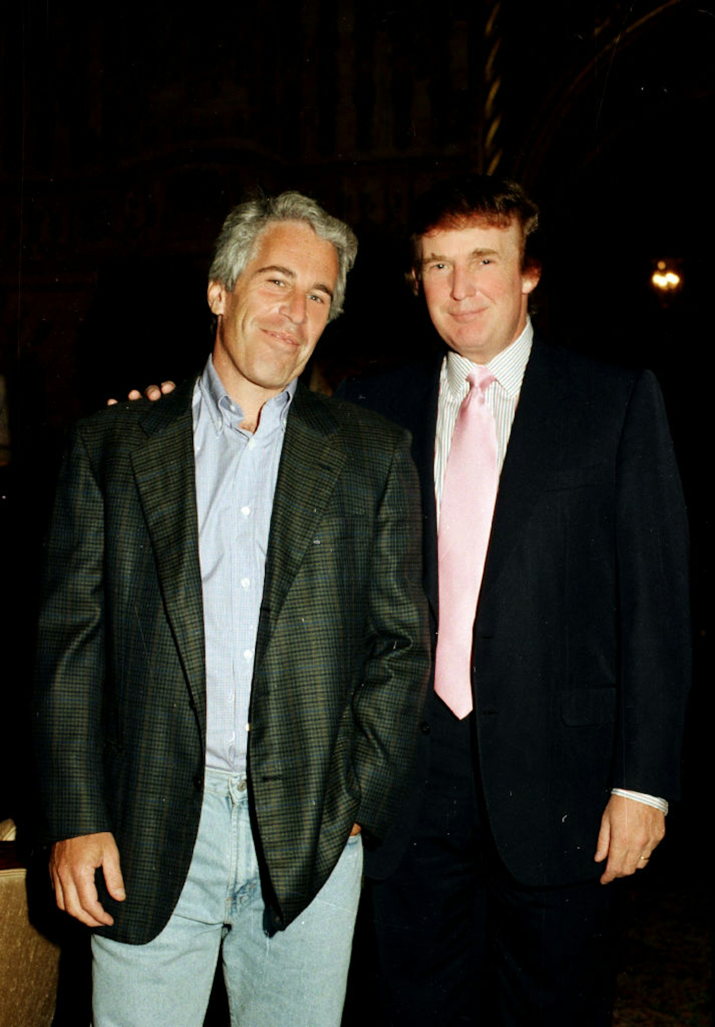 Donald Trump and Jeffrey Epstein