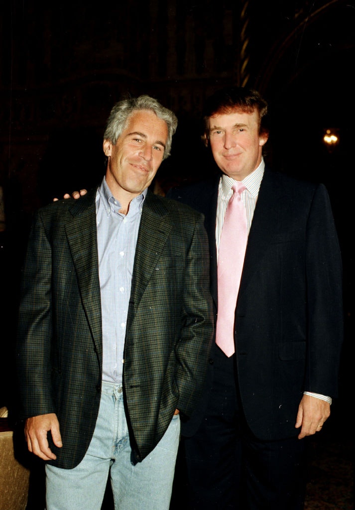 Donald Trump and Jeffrey Epstein