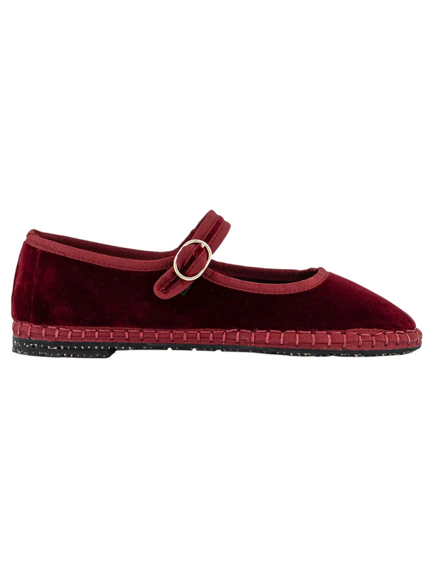 Mary Jane Shoes Red Velvet