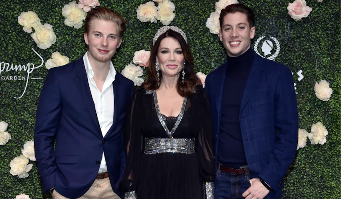 Sam Vanderpump with his elder brother Jack and their aunt Lisa