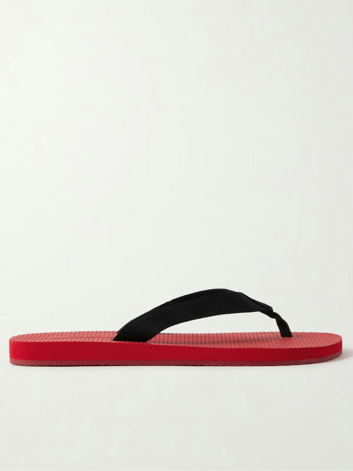 The Row, Dune Two-Tone Cotton-Blend Grosgrain Flip Flops