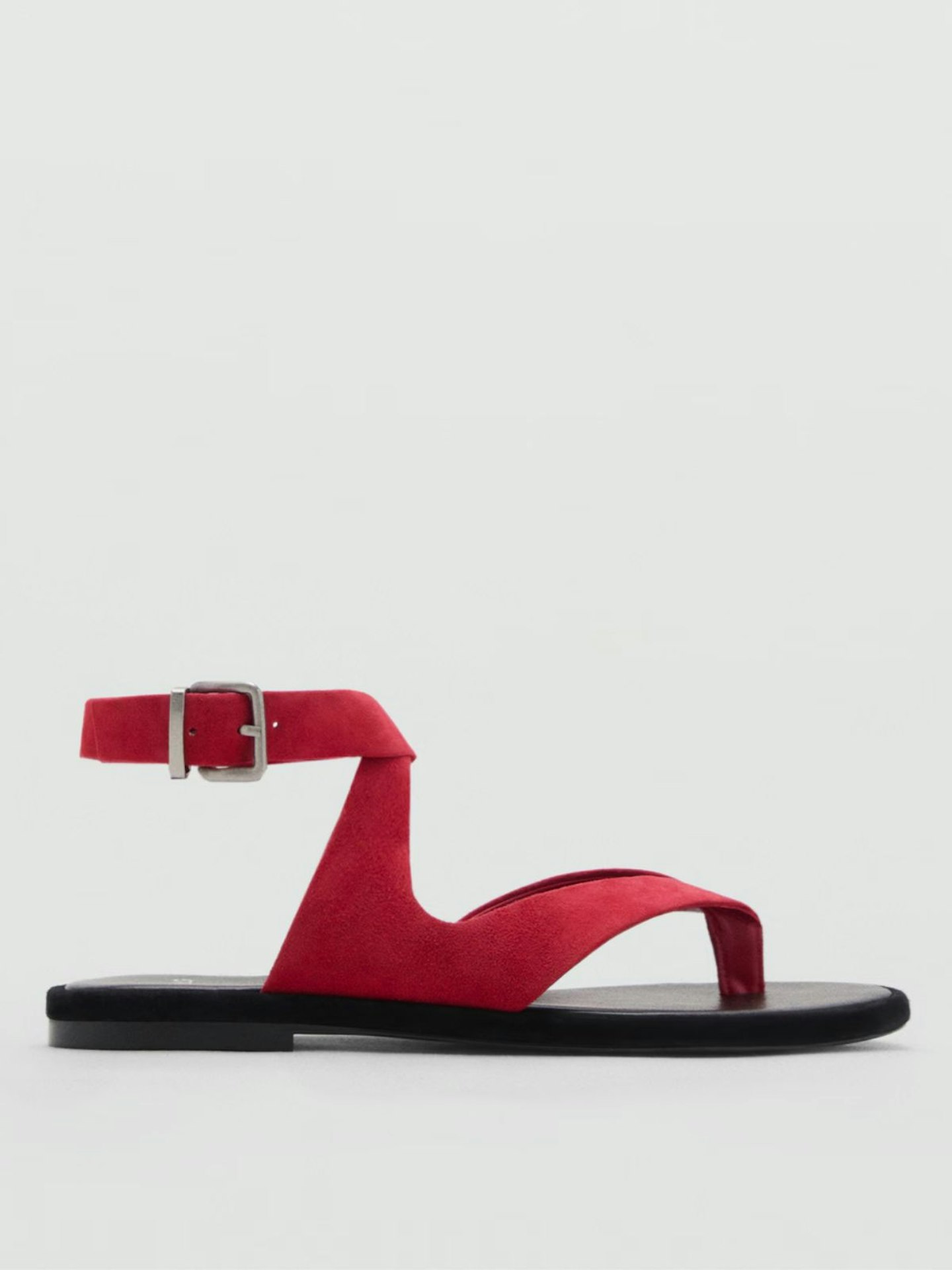 Mango, Suede Strap Sandals