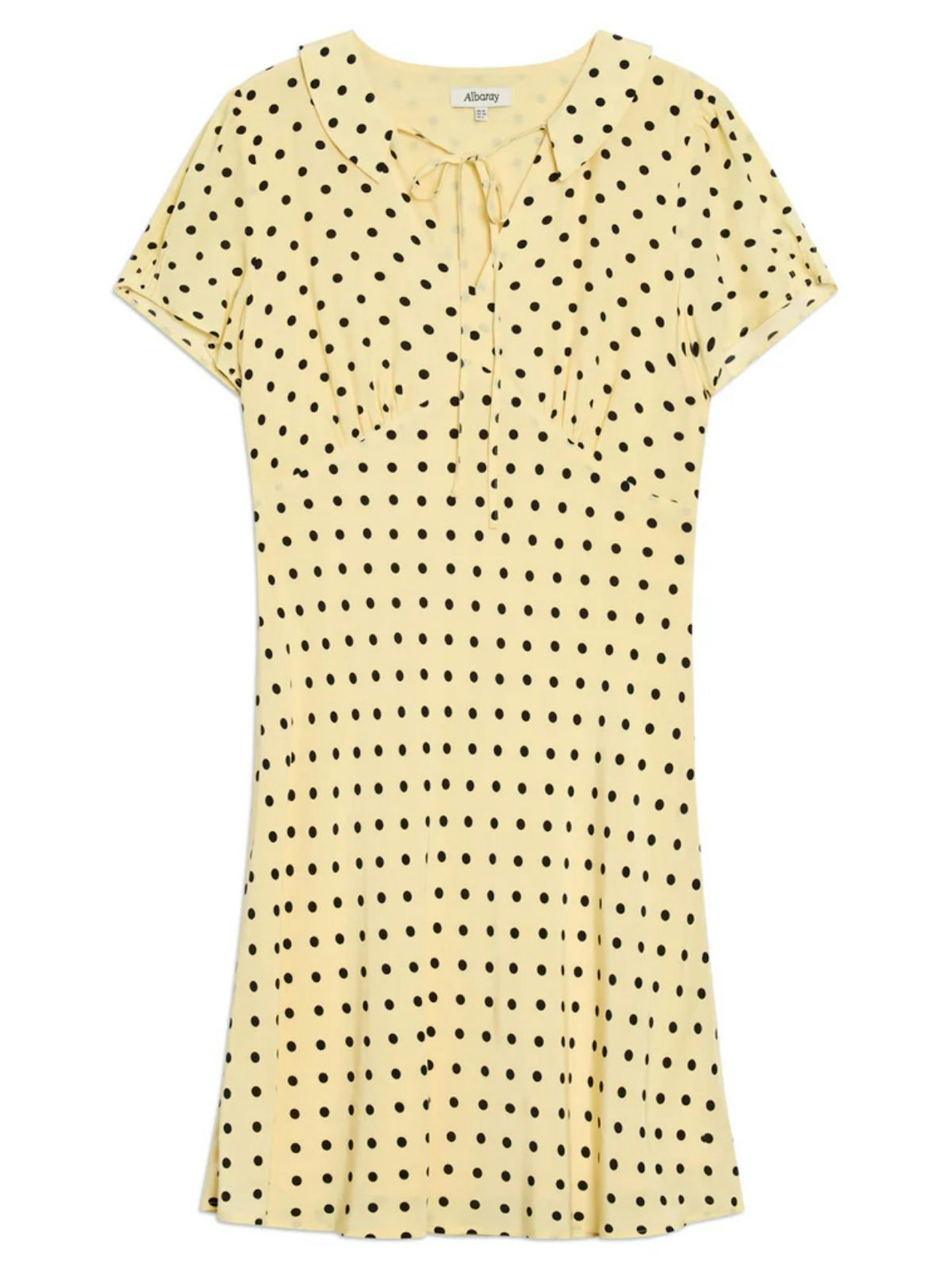 Albaray, Yellow Spot Mini Dress