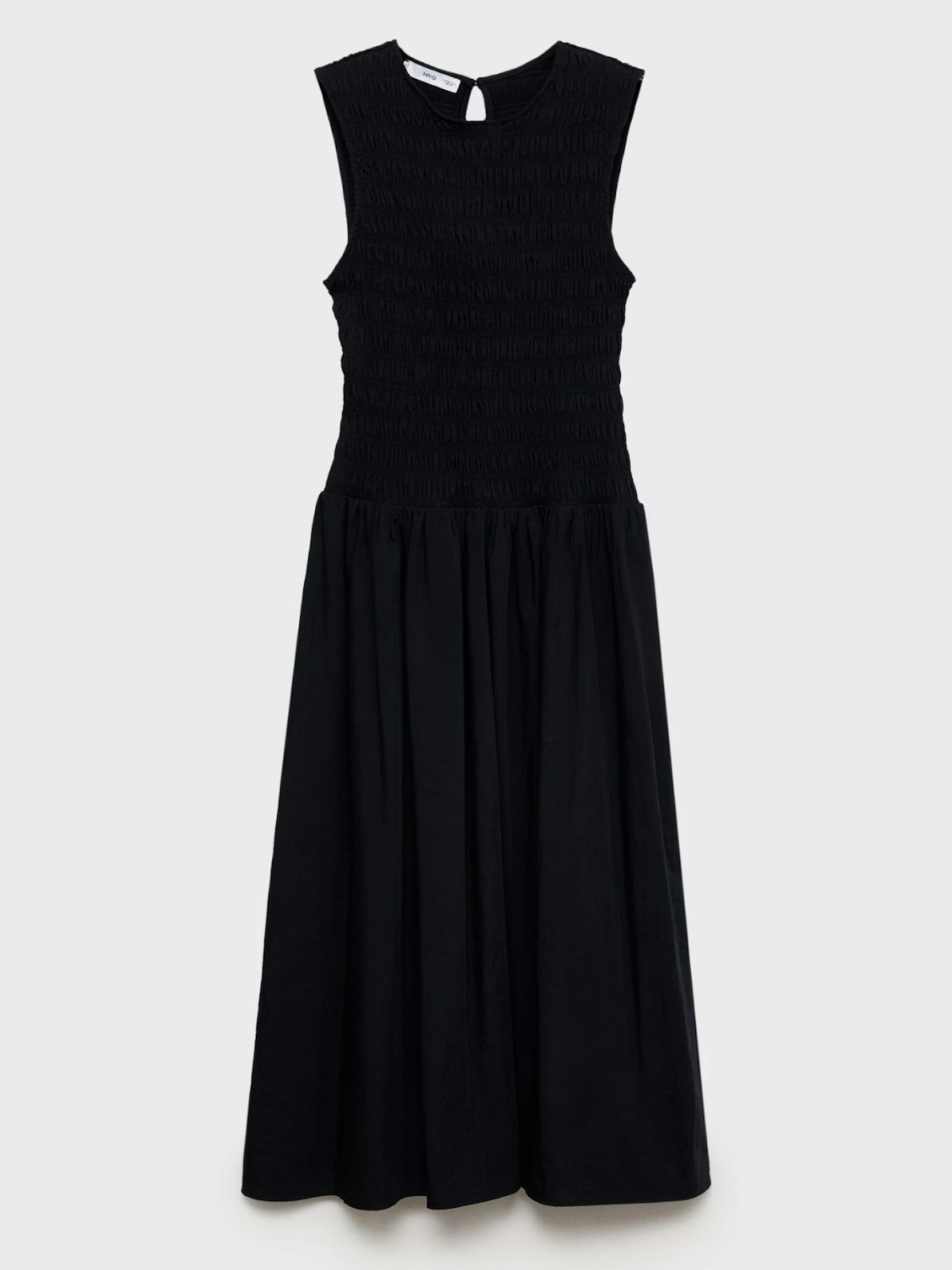 Mango, Flared Dress With Gathered Body
