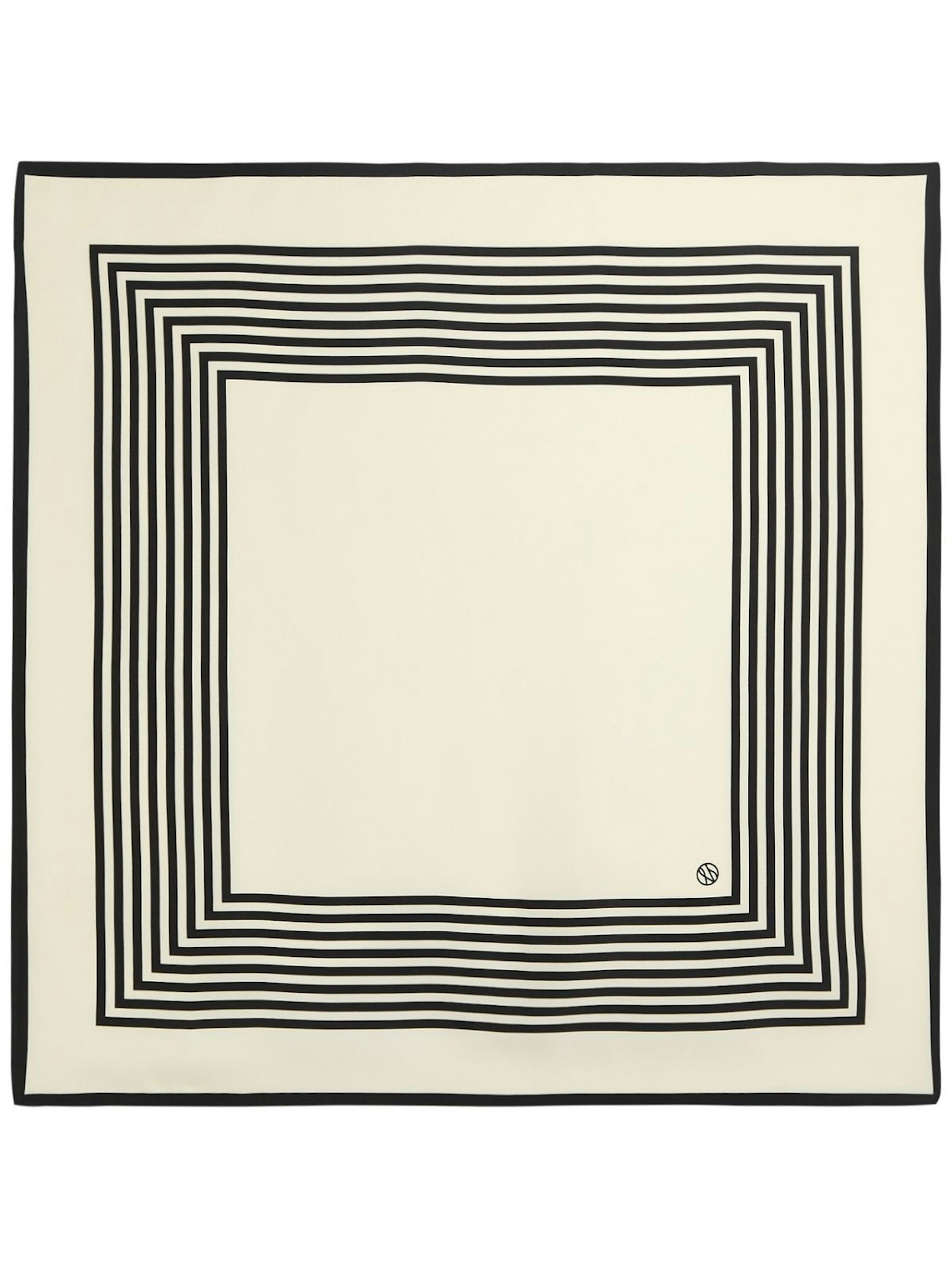 Le Scarf, Striped-Print Silk Scarf